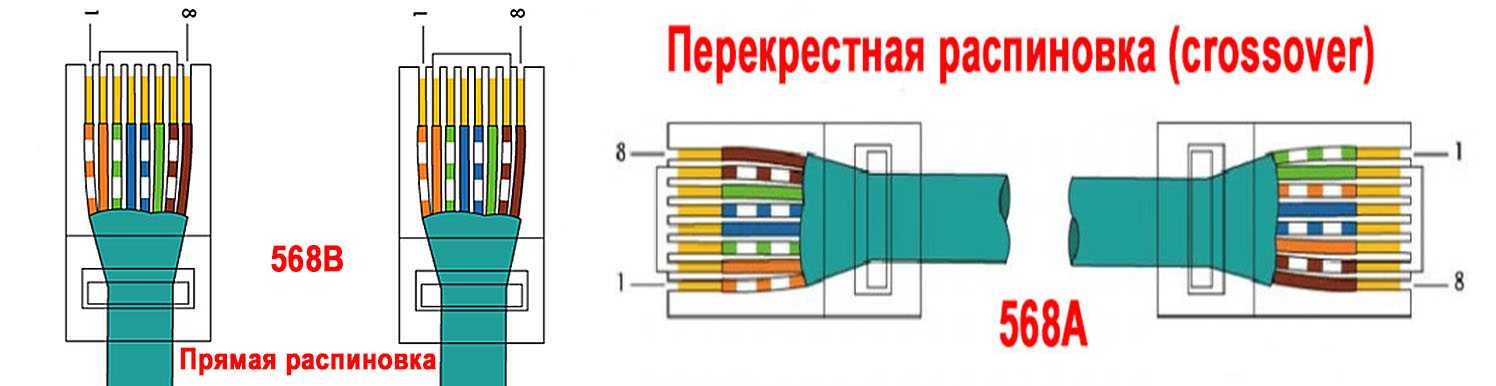 586b схема обжима