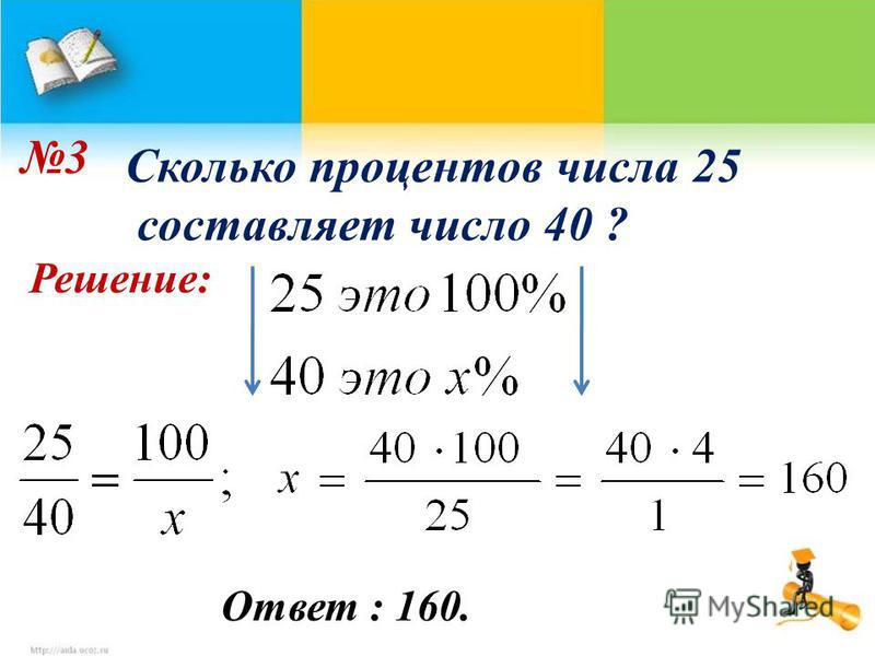 Найдите 5 от числа 80