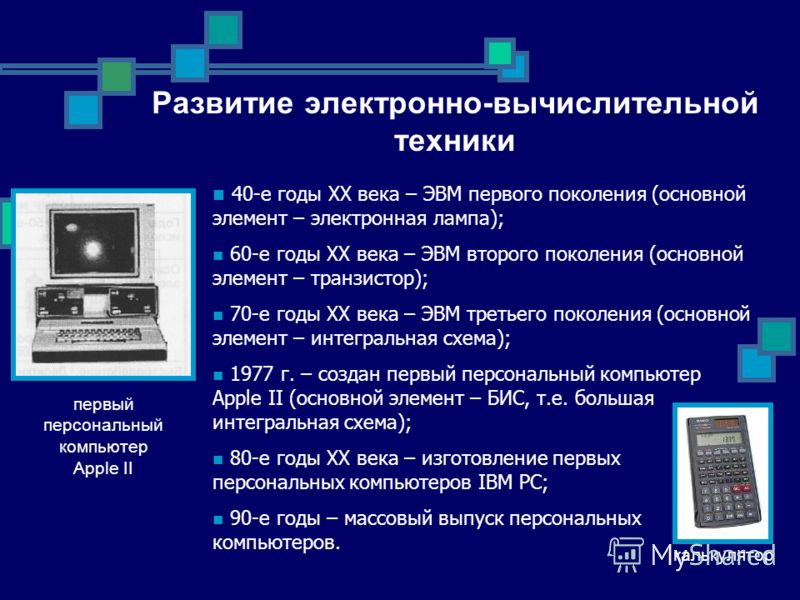 1964г разработан компьютер 3 го поколения с применением электронных схем