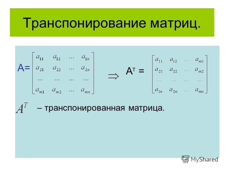 Внешность по матрице