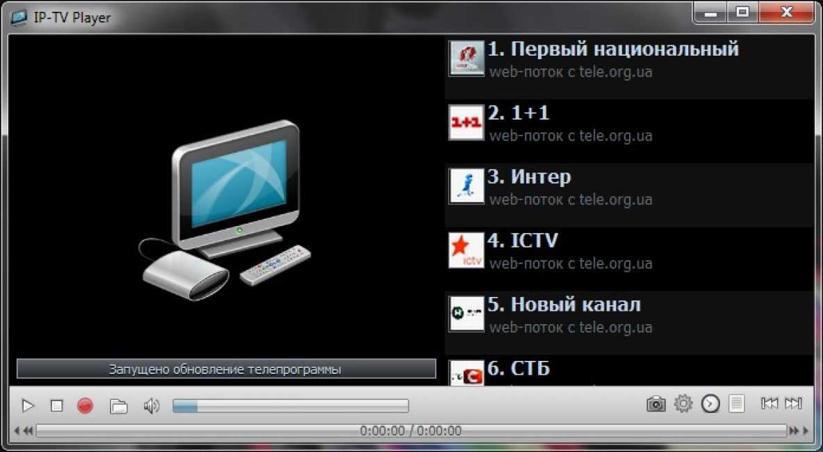 Iptv player нет изображения