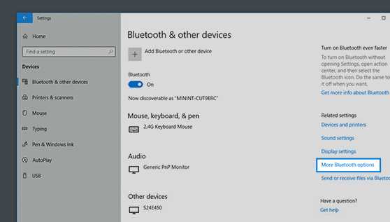 Как добавить bluetooth устройство в windows 10