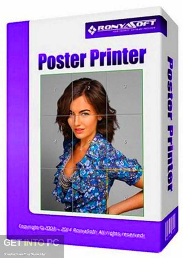 Ronyasoft poster printer